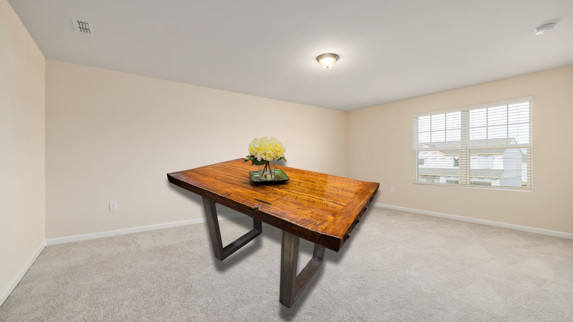 Solid Oak Dinner Table