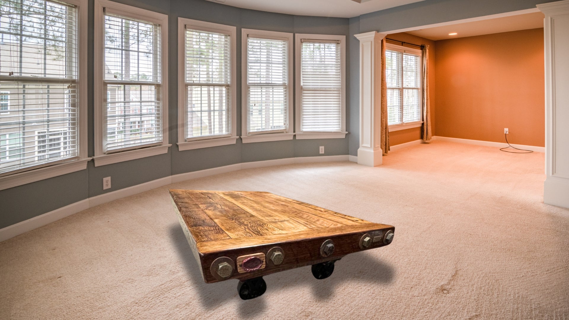 Solid Oak Coffee Table