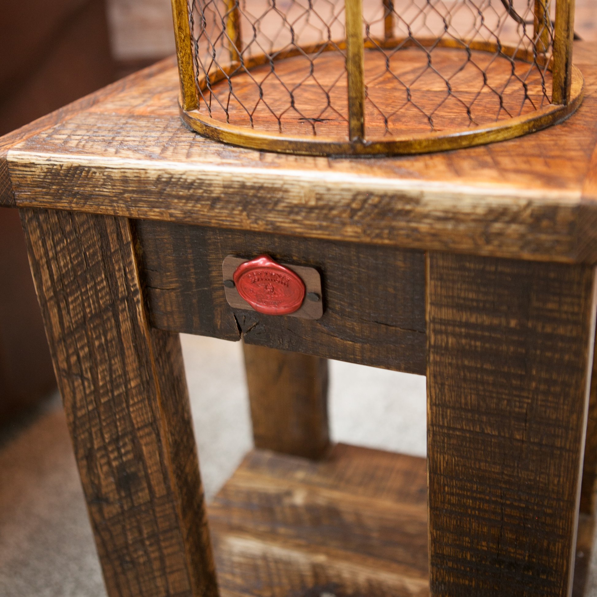 Solid Oak Side Table