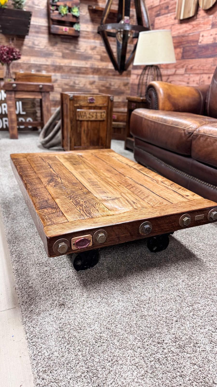 Solid Oak Coffee Table