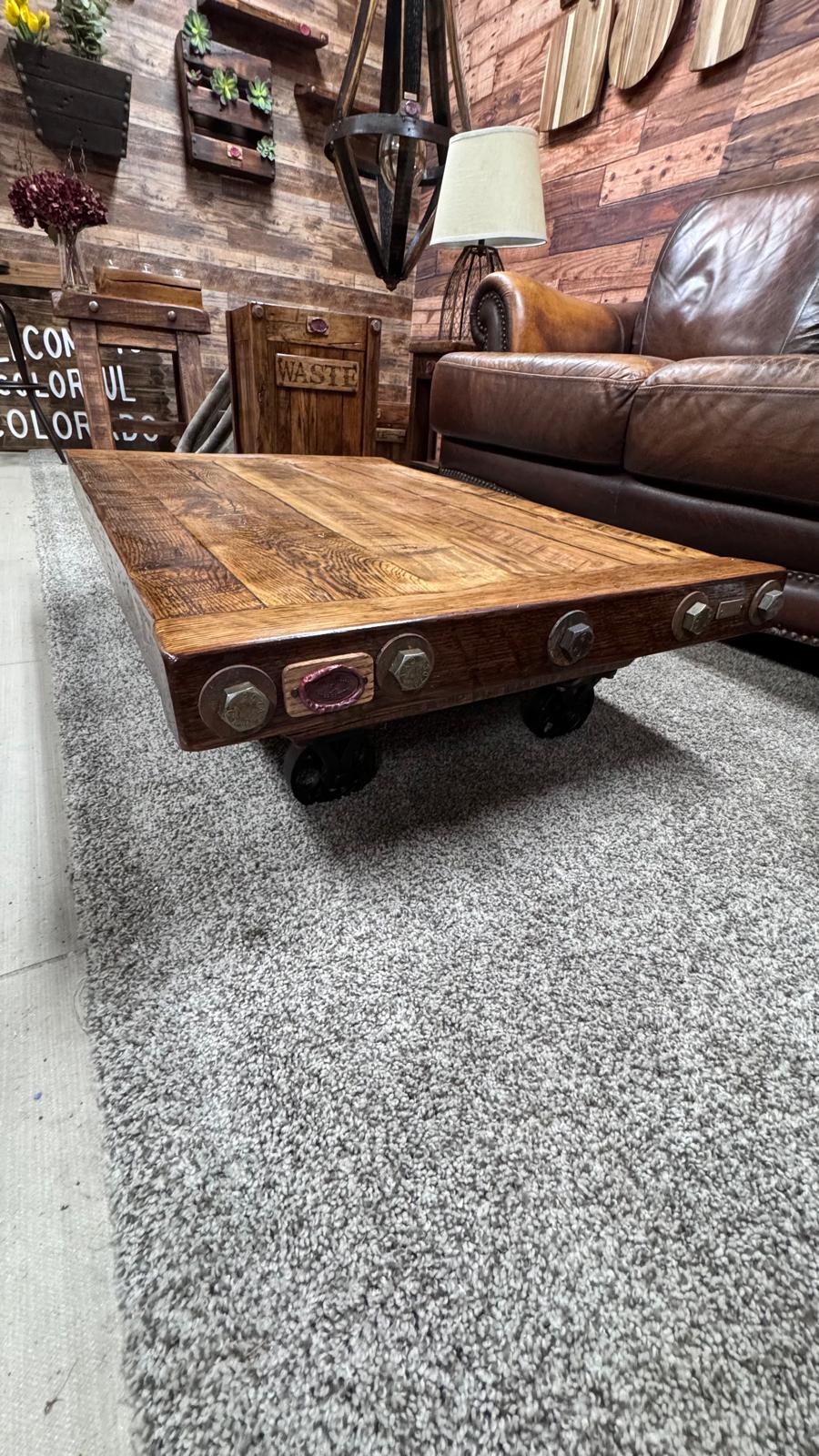 Solid Oak Coffee Table