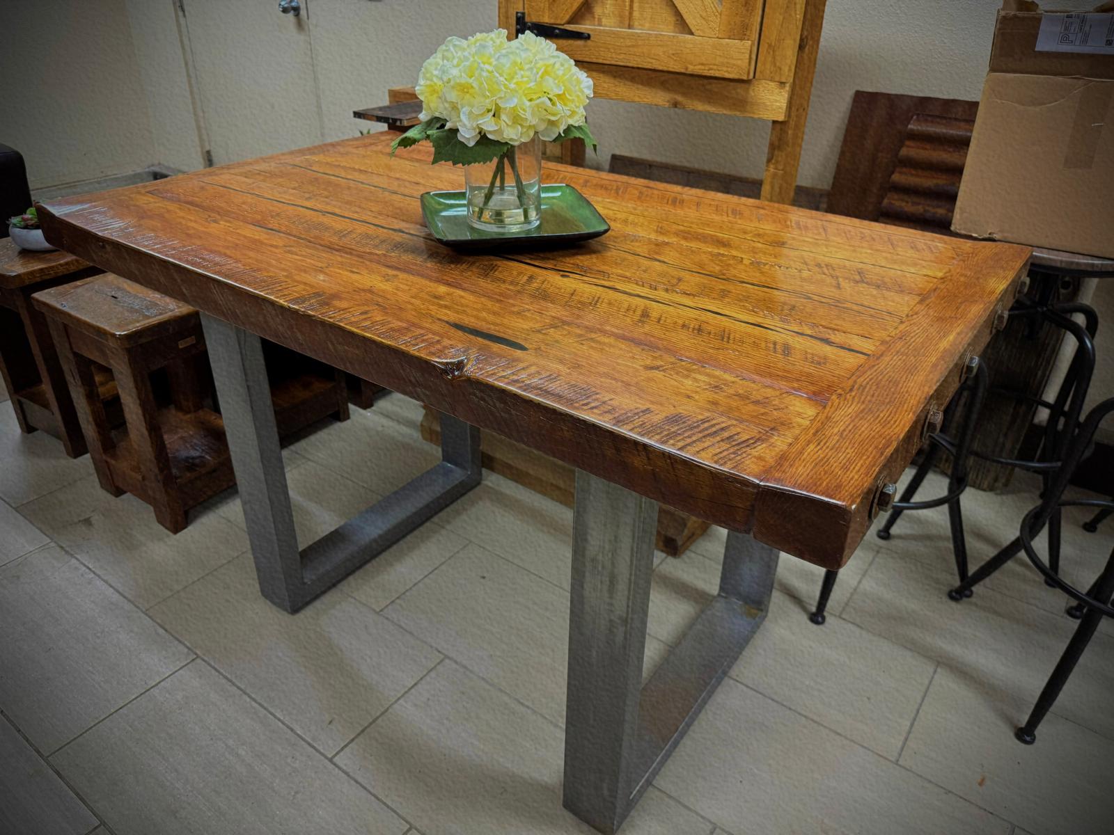 Solid Oak Dinner Table