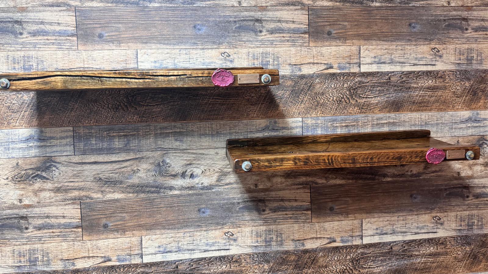 Rustic Solid Oak Floating Shelf | Handmade Wall Shelf