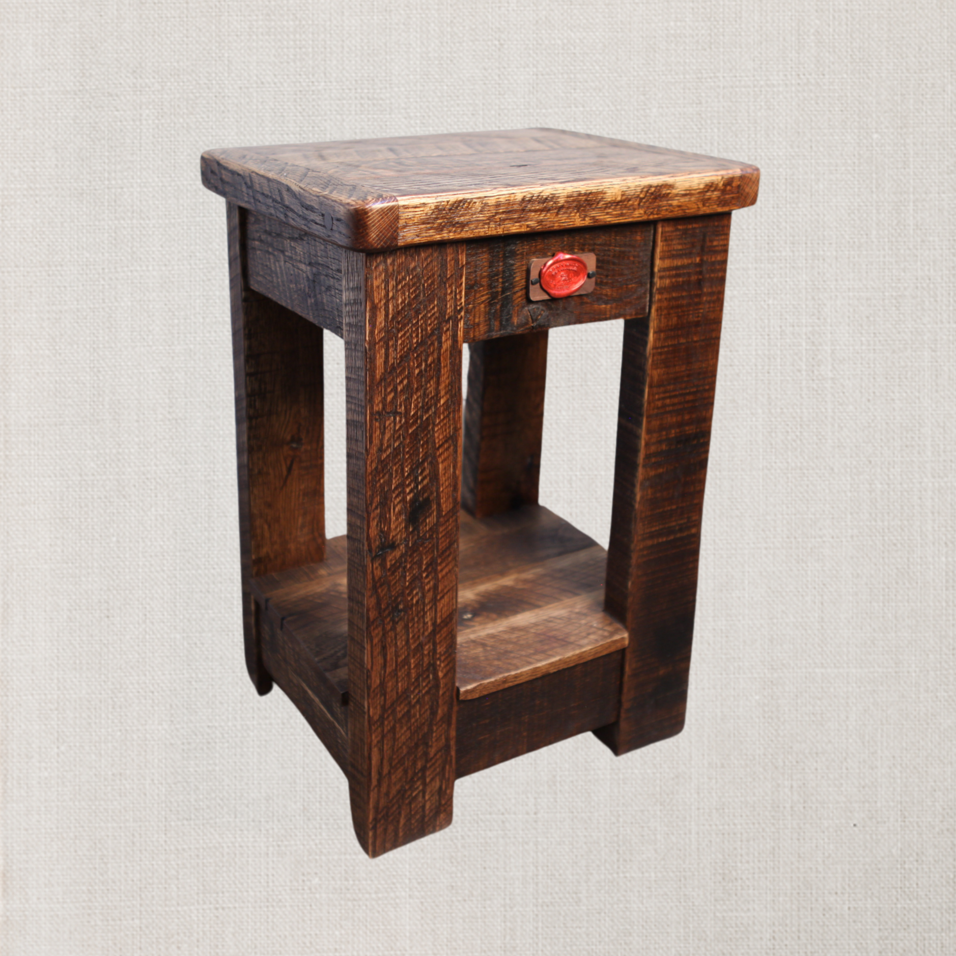 Solid Oak Side Table
