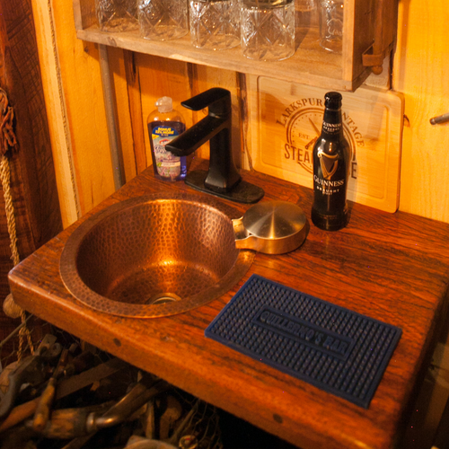 Solid Oak Bar Sink